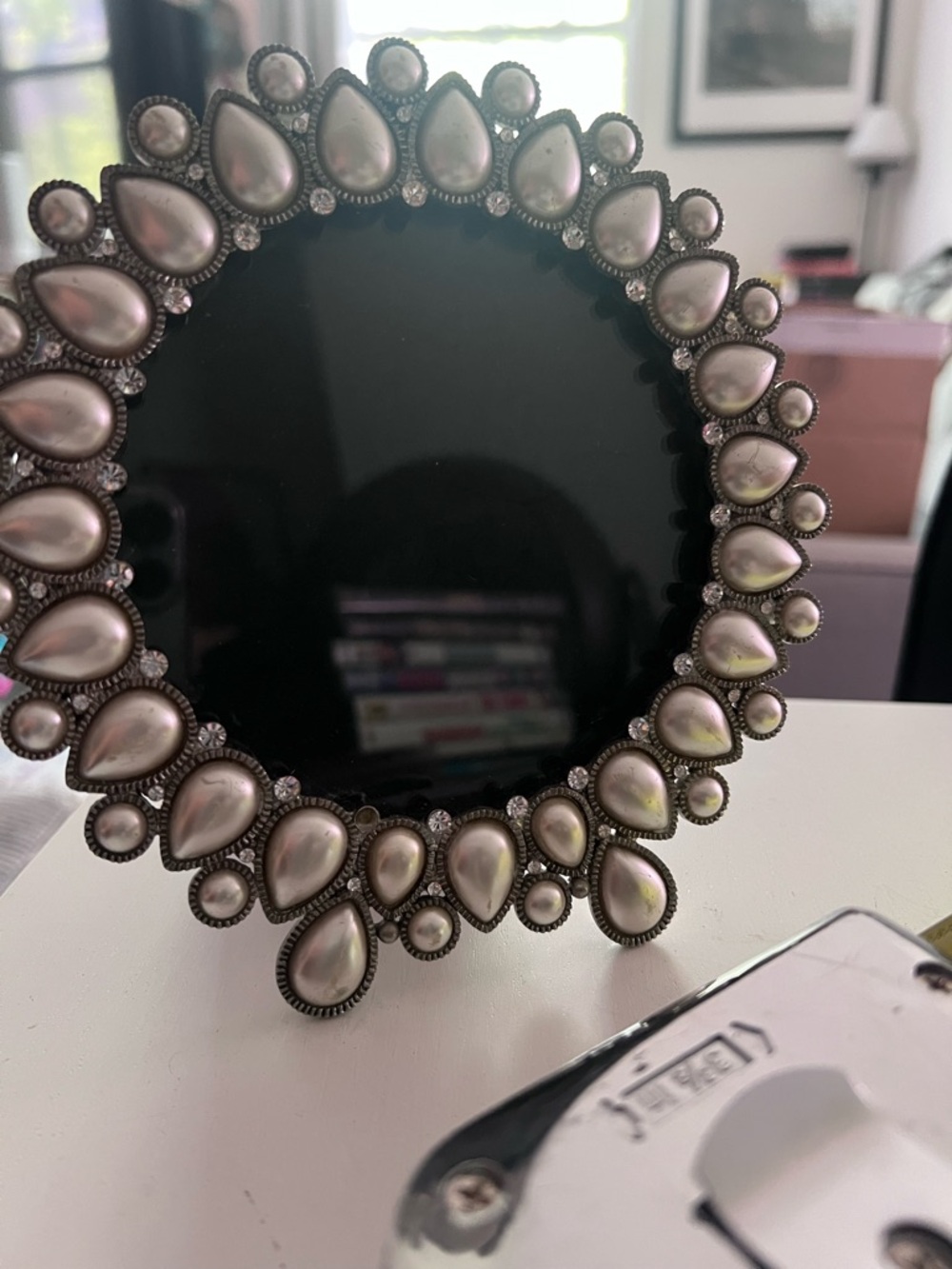 Vintage Decorative Art Deco Picture Frame - Holds 4x4 inches